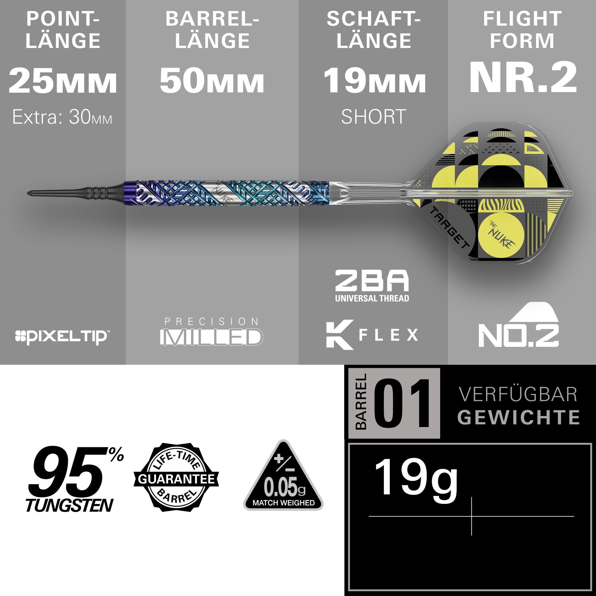 target-luke-littler-edge-softdart-set-19g-95-wolfram-etui image 3