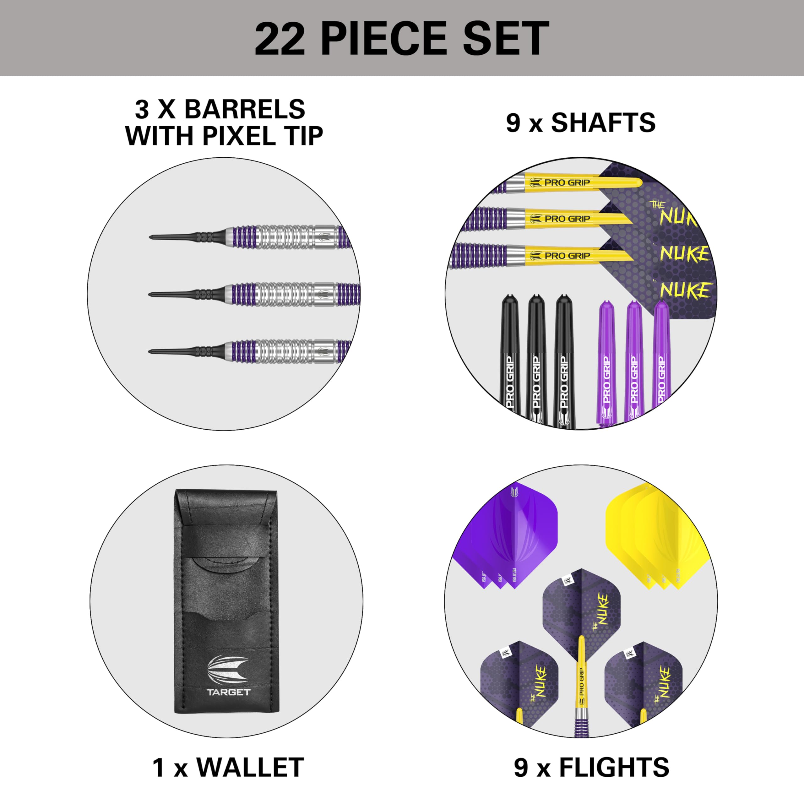 target-luke-littler-softdarts-19g-messing-mit-case image 5