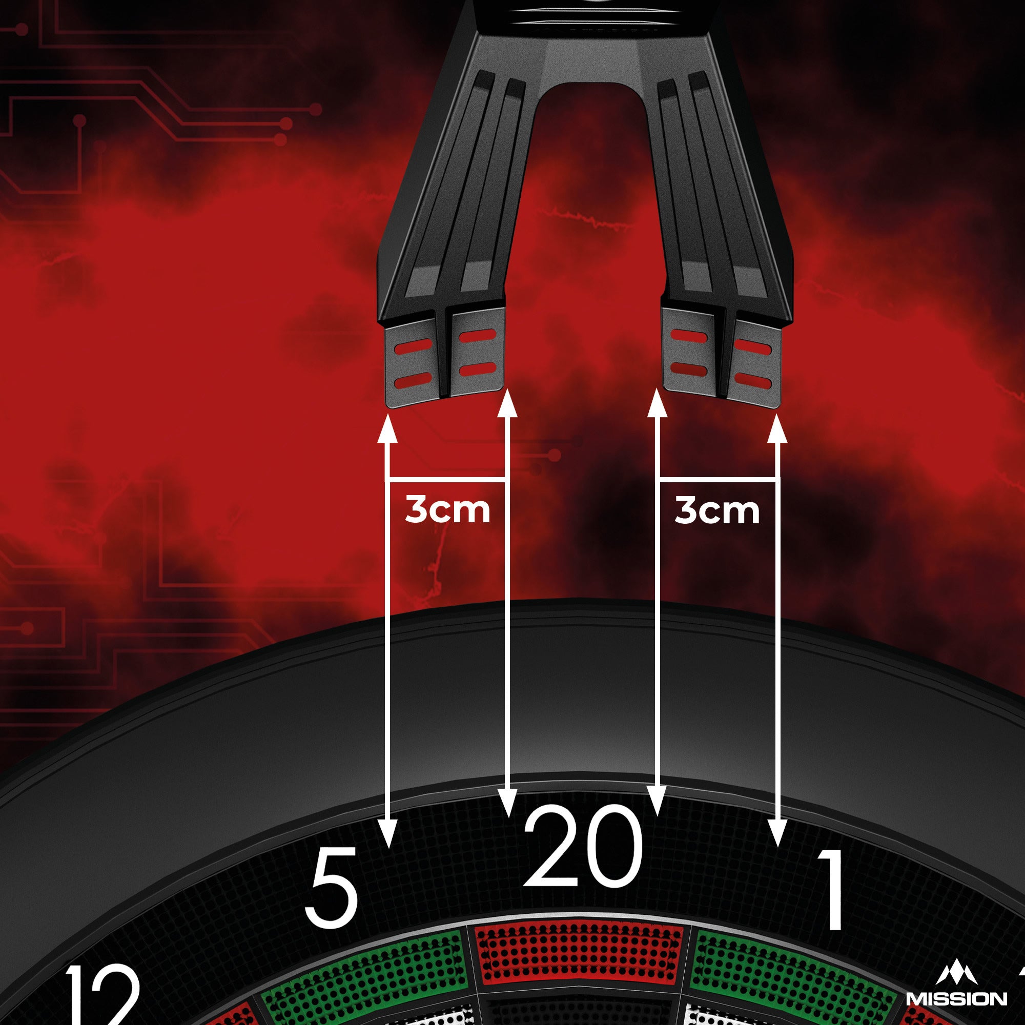 mission-torus-st-dartboard-beleuchtung-schwarz-usb image 2