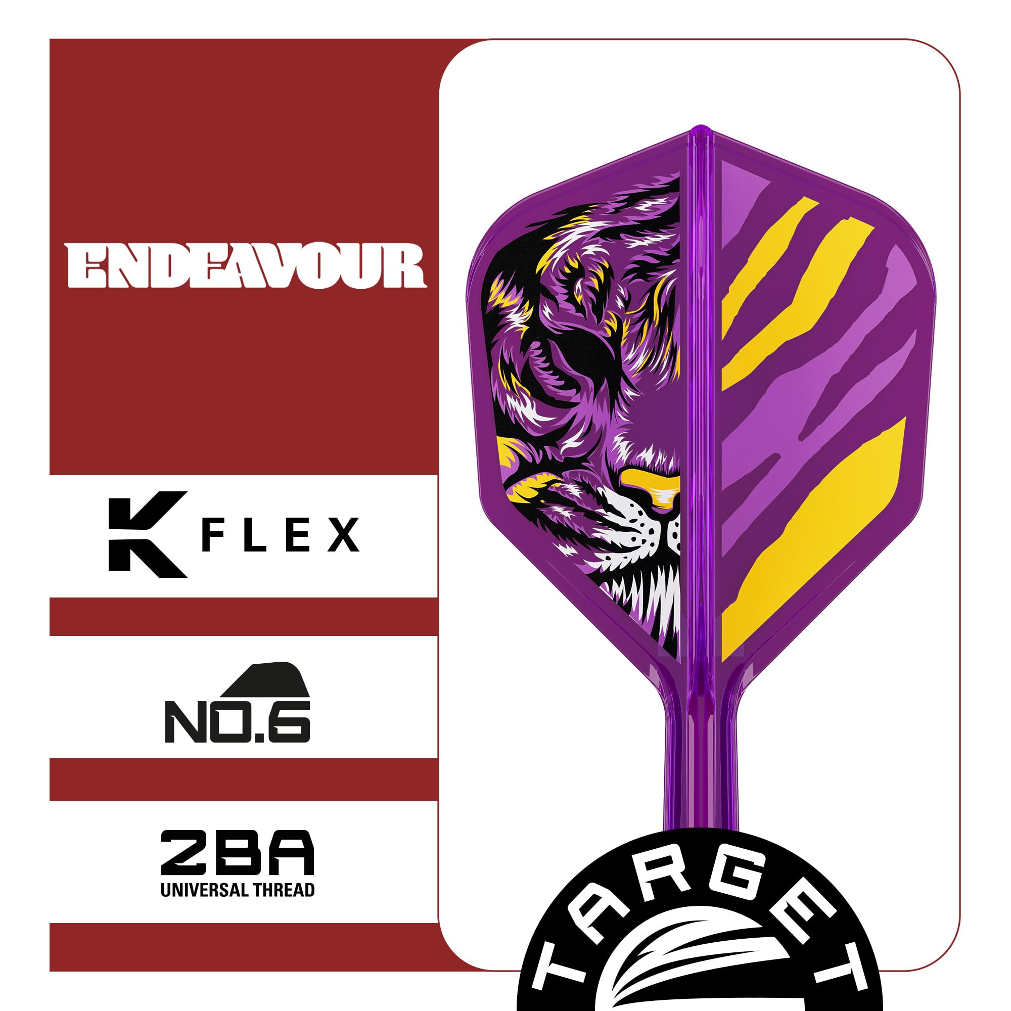 target-k-flex-endeavour-no-6-flights-short-19mm-tiger-3er image 5