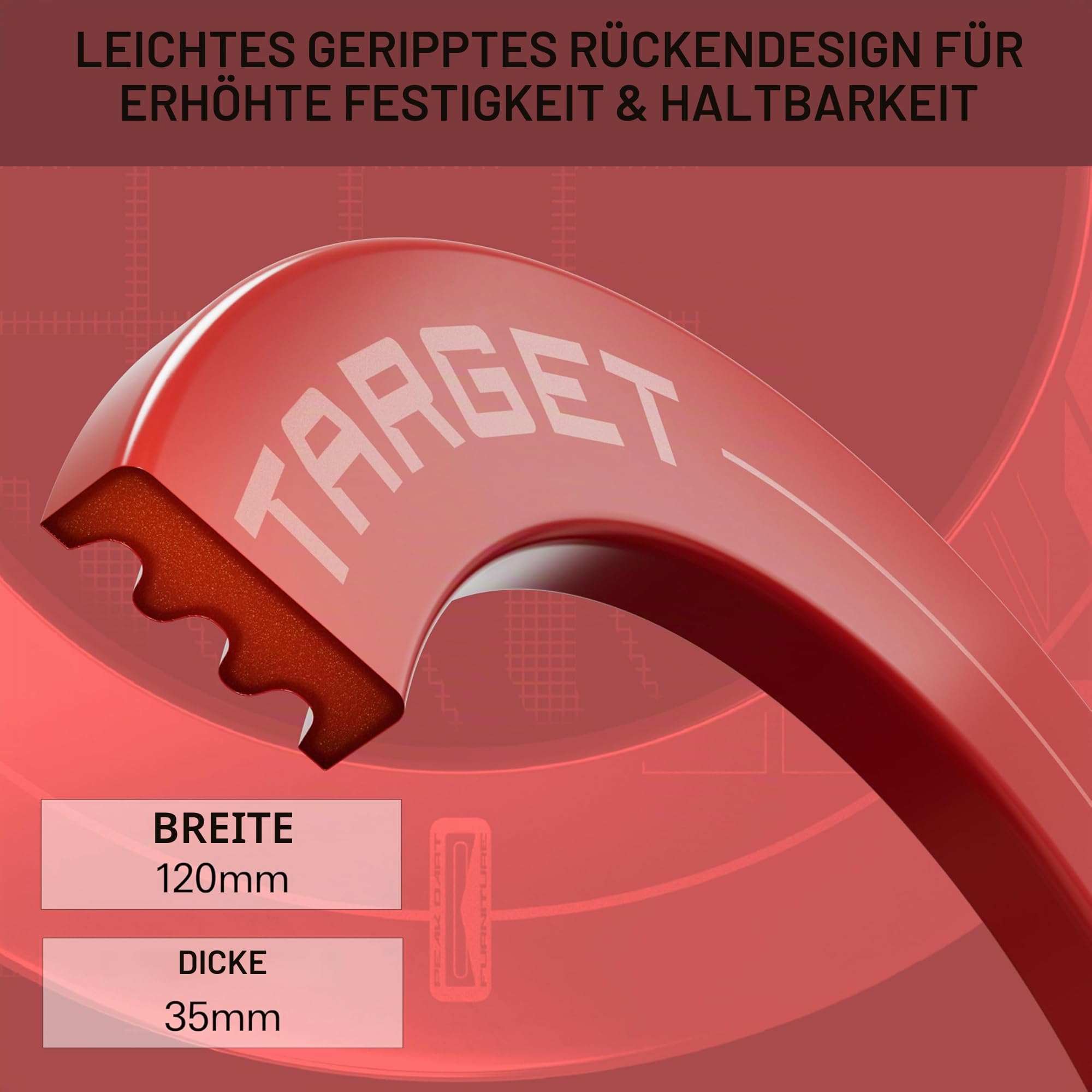 target-vale-dart-surround-wandschutzring-vale-rot image 4