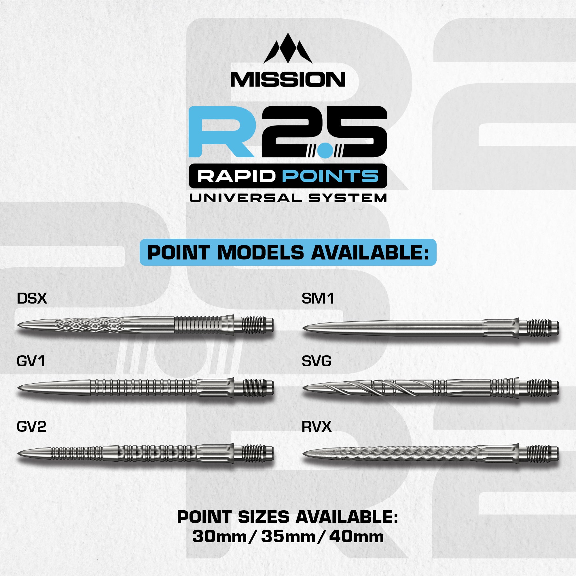 mission-r2-5-rapid-rvx-dartspitzen-silber-30mm image 8