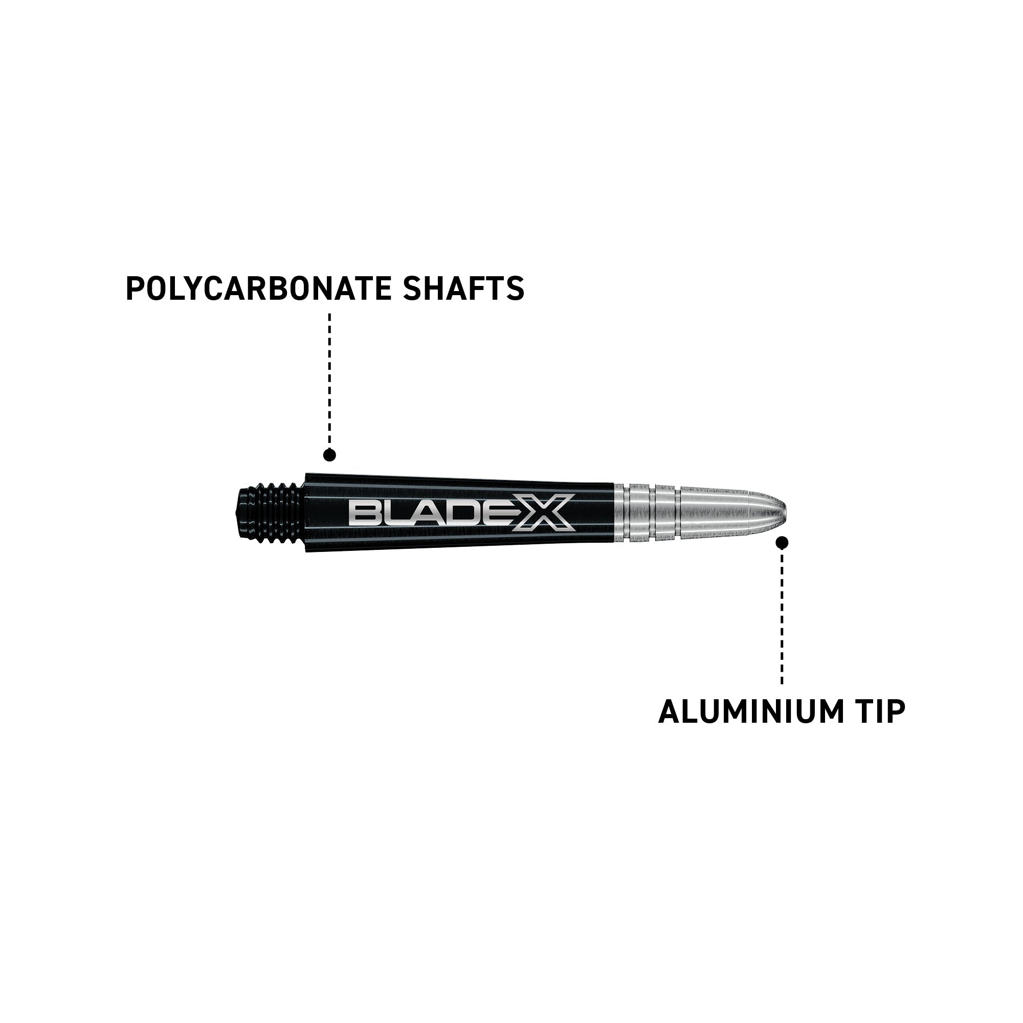 winmau-vecta-blade-x-shafts-medium-schwarz-silber-3er image 3