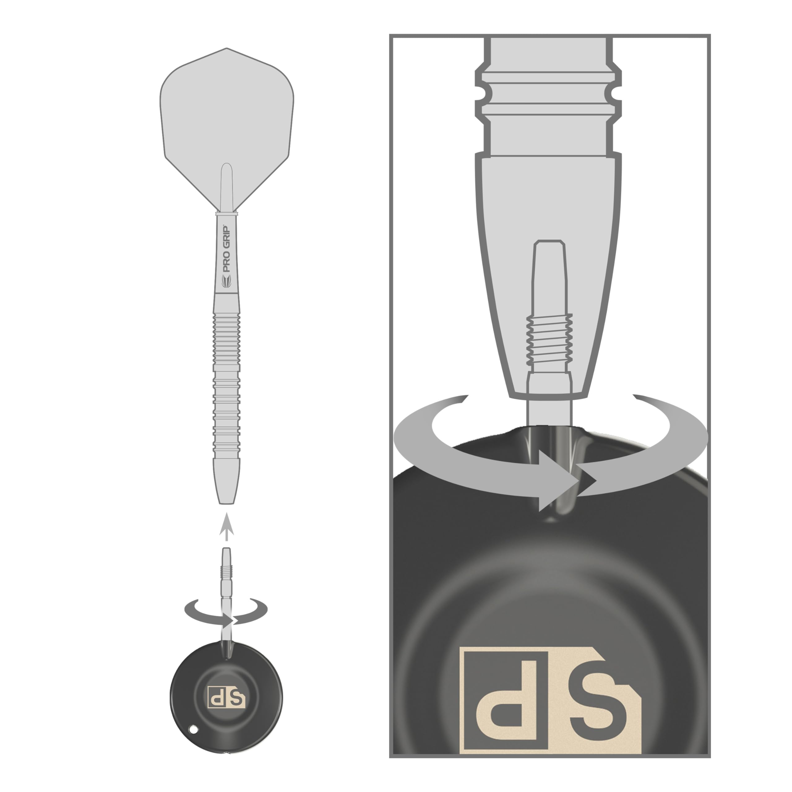 target-swiss-point-tool-schl-sselanh-nger-schwarz-klein image 4
