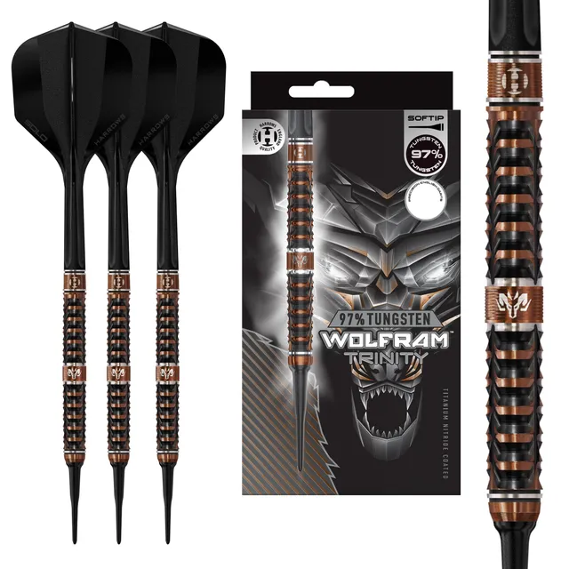 harrows-wolfram-trinity-97-softdarts-20g-slim-tungsten image 1