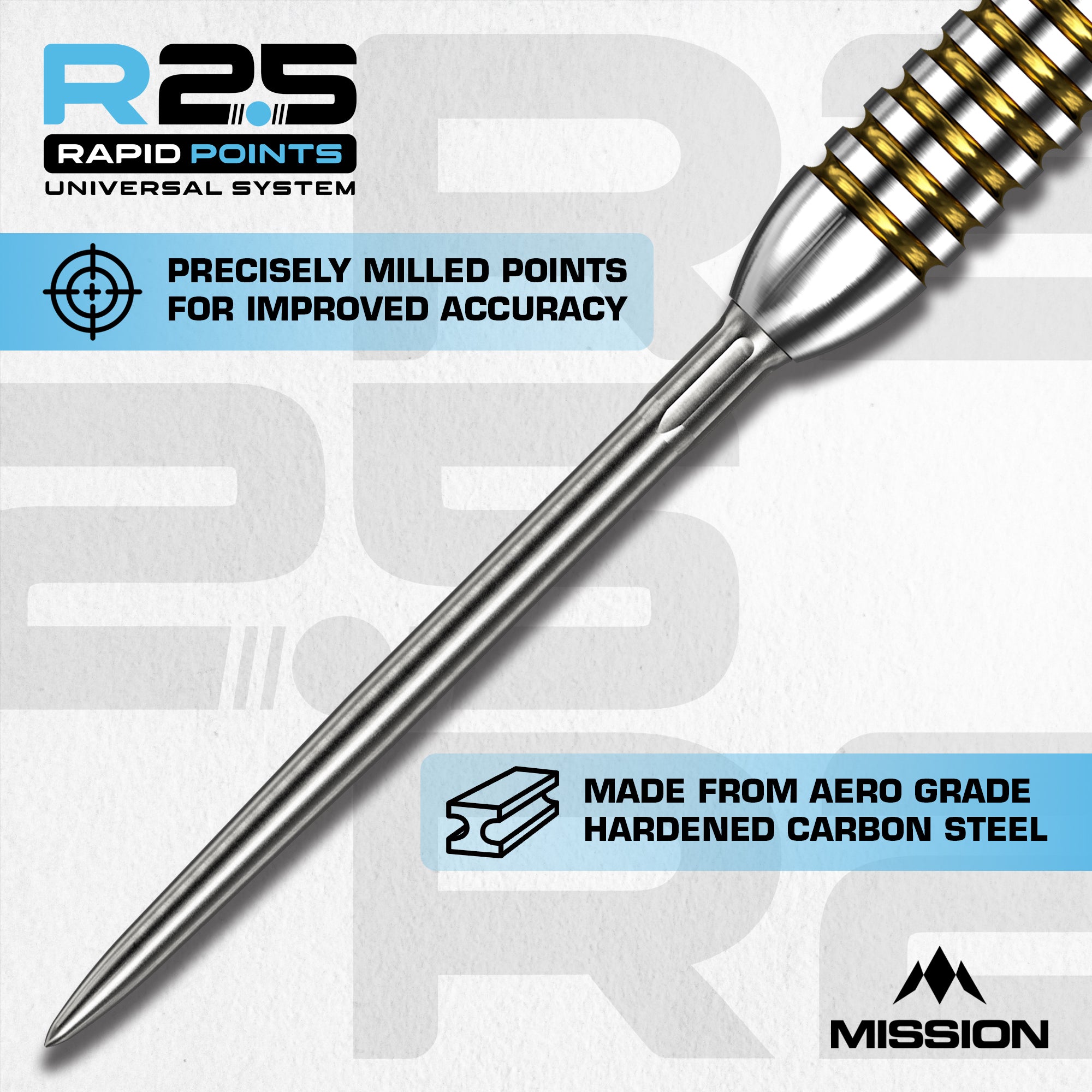 mission-r2-5-sm1-steel-dartspitzen-silber-30mm image 5