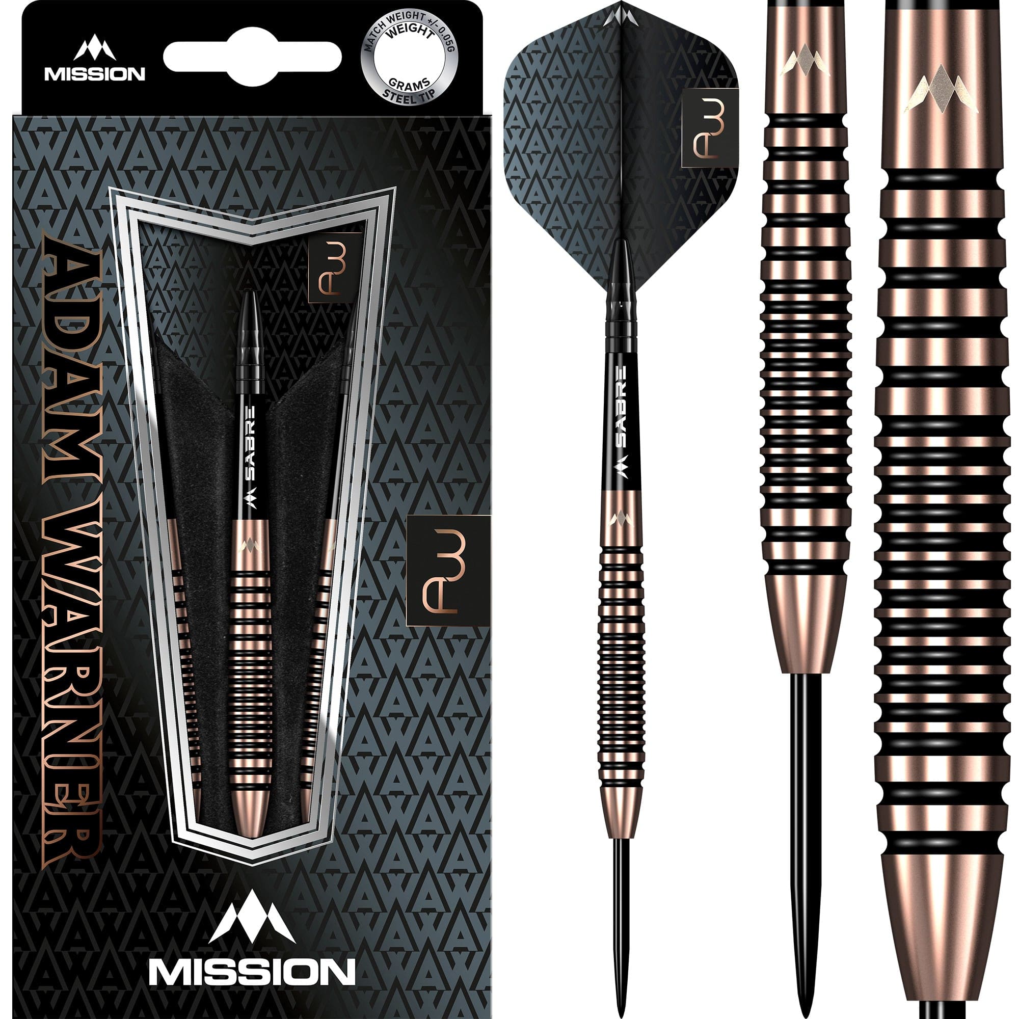 mission-adam-warner-steeldart-22g-90-tungsten-bronze image 6