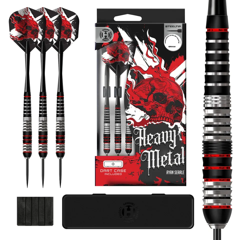 harrows-heavy-metal-ryan-searle-steeldarts-24g-edelstahl image 1