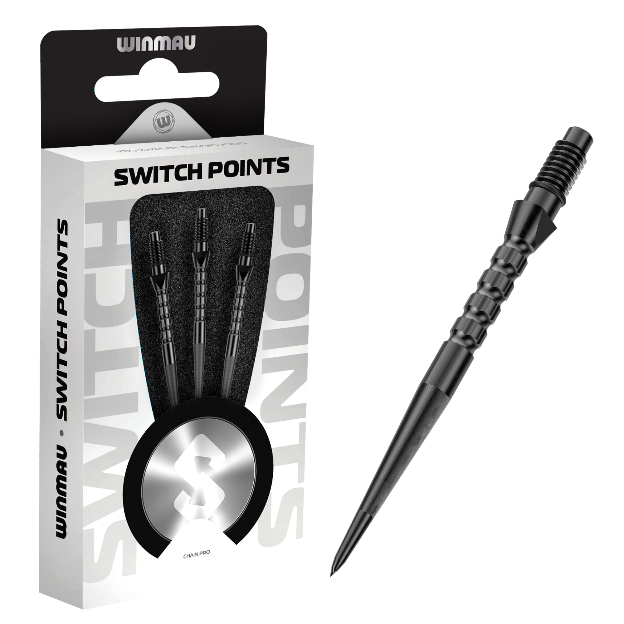 winmau-switch-point-kette-schwarz-wechselspitzen-26-mm image 3