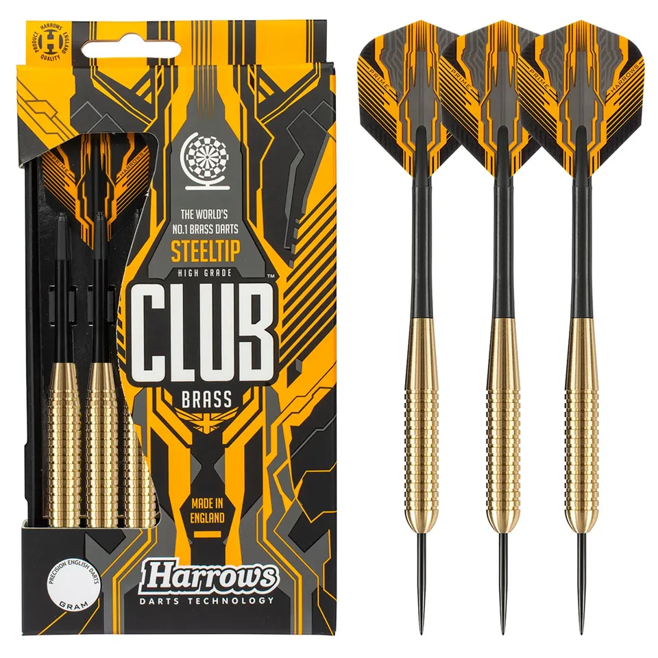 harrows-club-brass-steeldarts-21gr-messing-set image 1