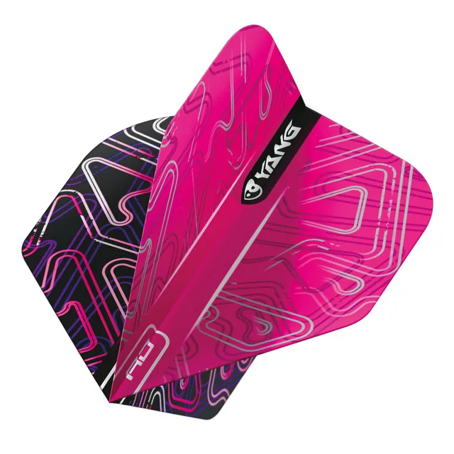 red-dragon-hardcore-yin-yang-flights-schwarz-pink-9-st-ck image 1