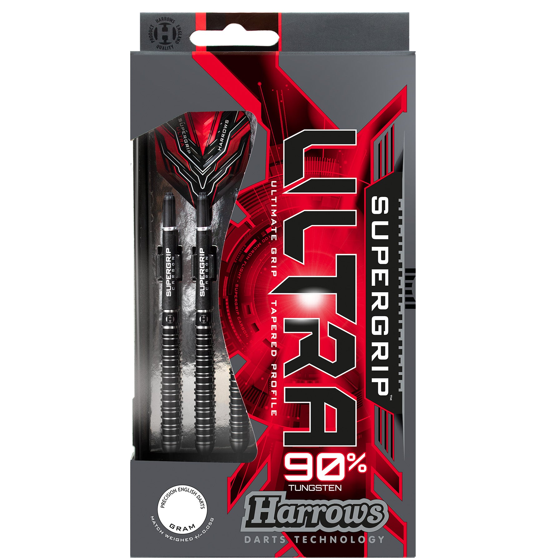 harrows-supergrip-ultra-90-softdarts-18g-schwarzes-tungsten image 5