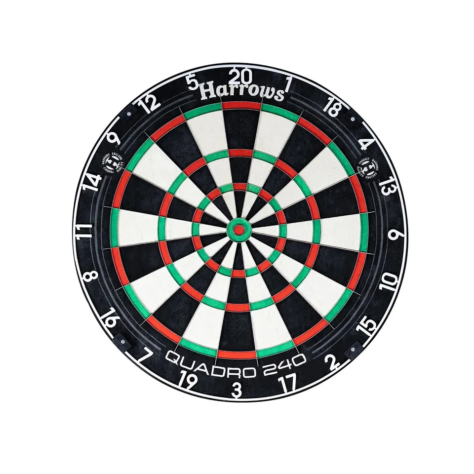 harrows-quadro-240-dartscheibe-sisal-mit-clear-sight-ring image 1