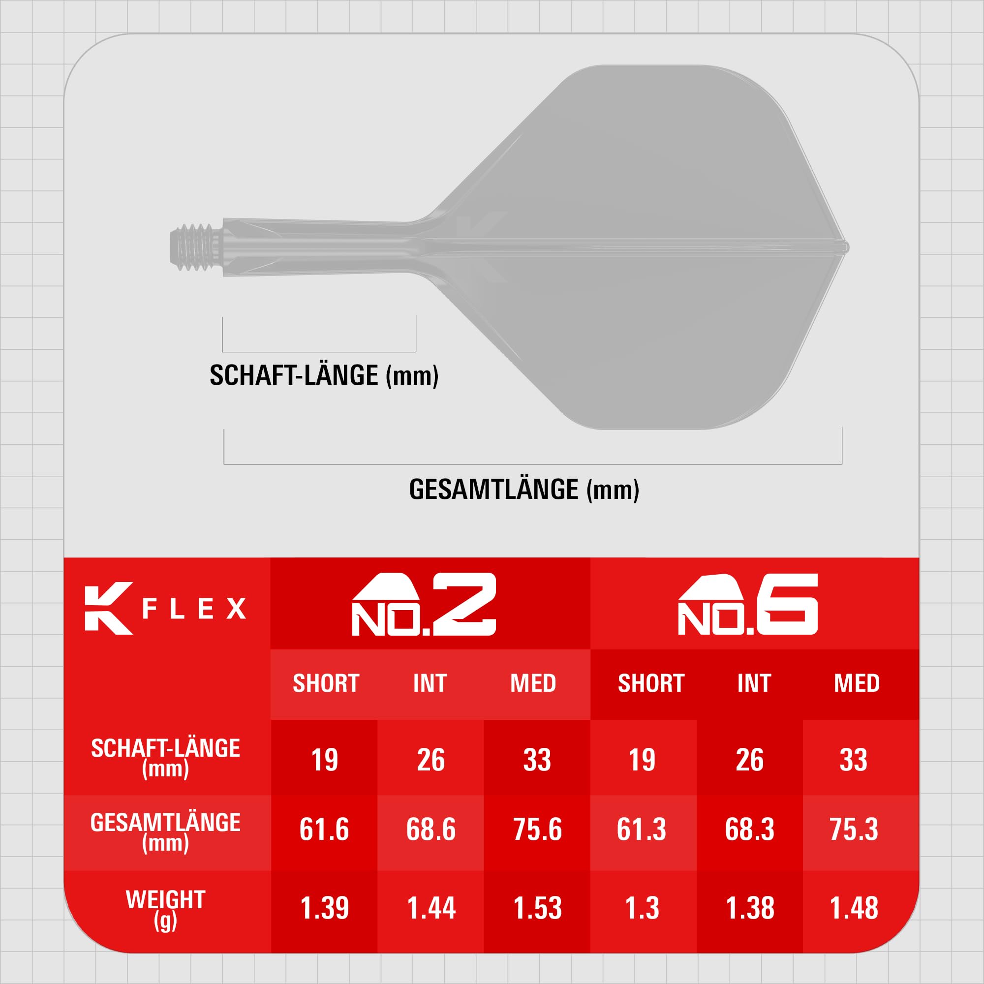 target-k-flex-you-win-flights-short-19mm-3er-set image 4