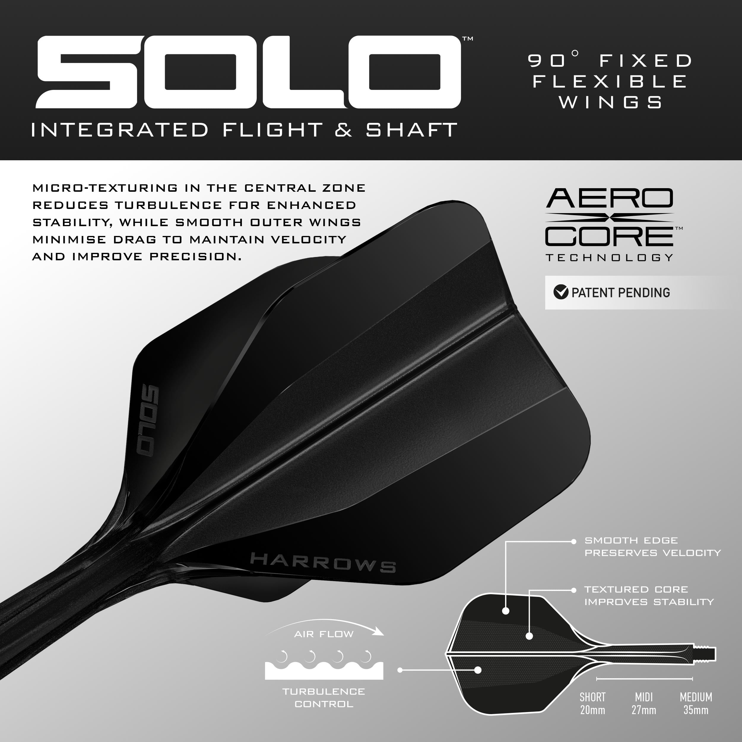 harrows-solo-integrated-flight-shaft-black-medium-no-6 image 3