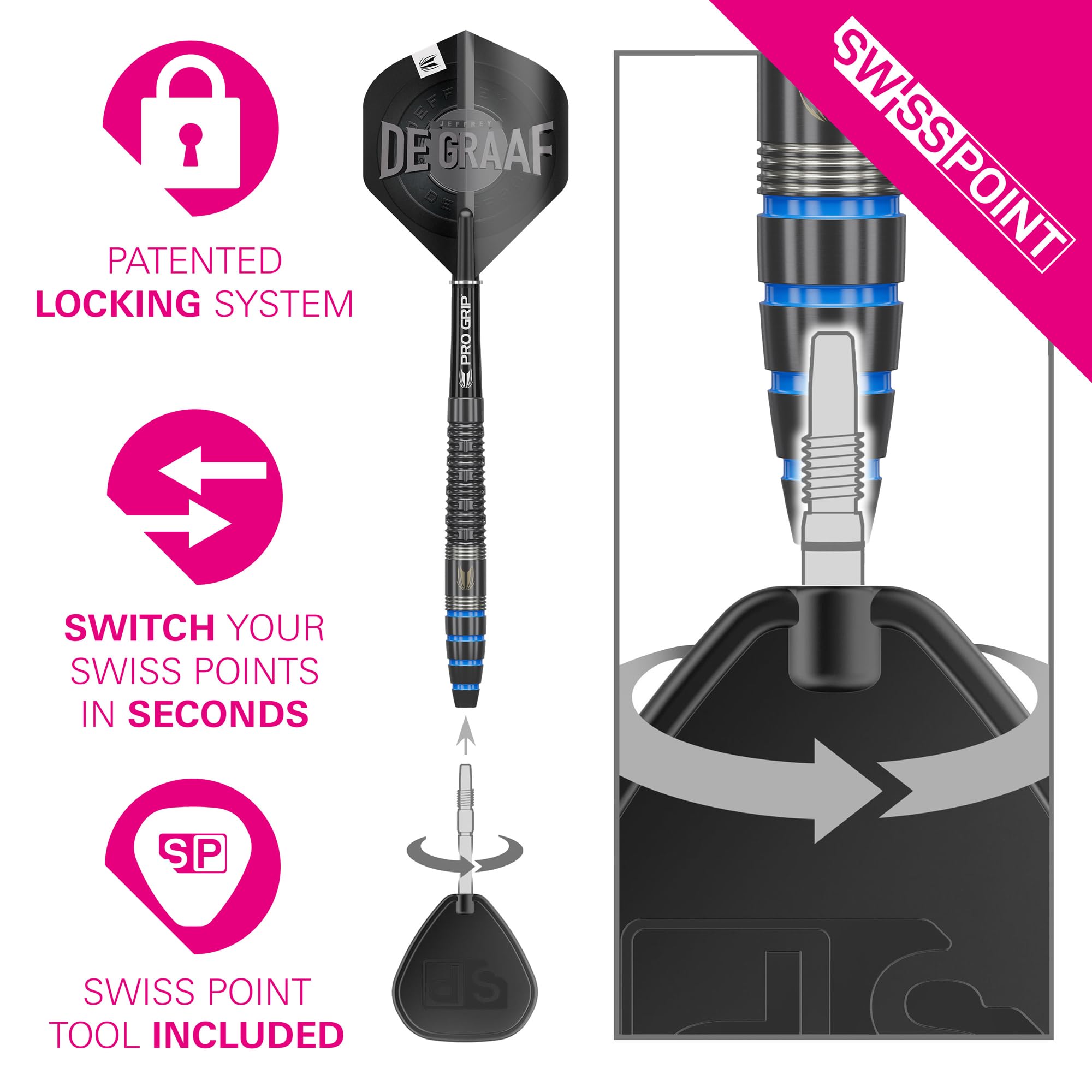 target-jeffrey-de-graaf-gen1-steeldarts-23g-90-tungsten image 4