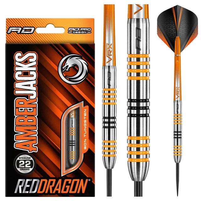 red-dragon-amberjack-3-steeldarts-schwarz-orange-22g image 1