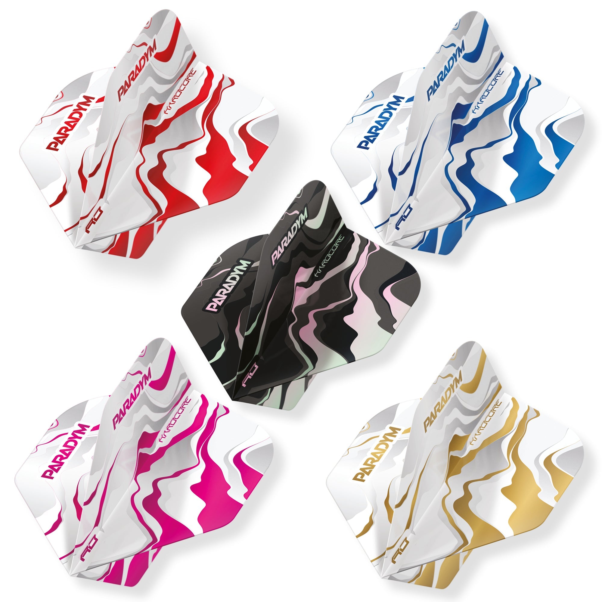 red-dragon-paradym-flight-card-dartflights-set image 2
