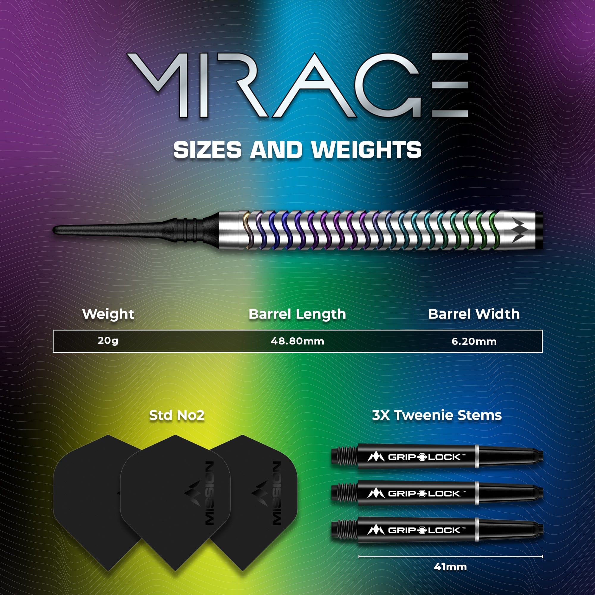 mission-mirage-softdarts-20g-90-tungsten-silber image 5