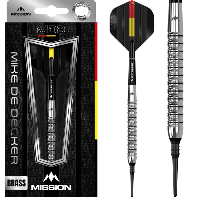 mission-mike-de-decker-softdarts-18g-messing-tungsten-look image 1