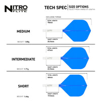 red-dragon-nitro-flite-flights-wei-blau-integriert-3-stk image 2