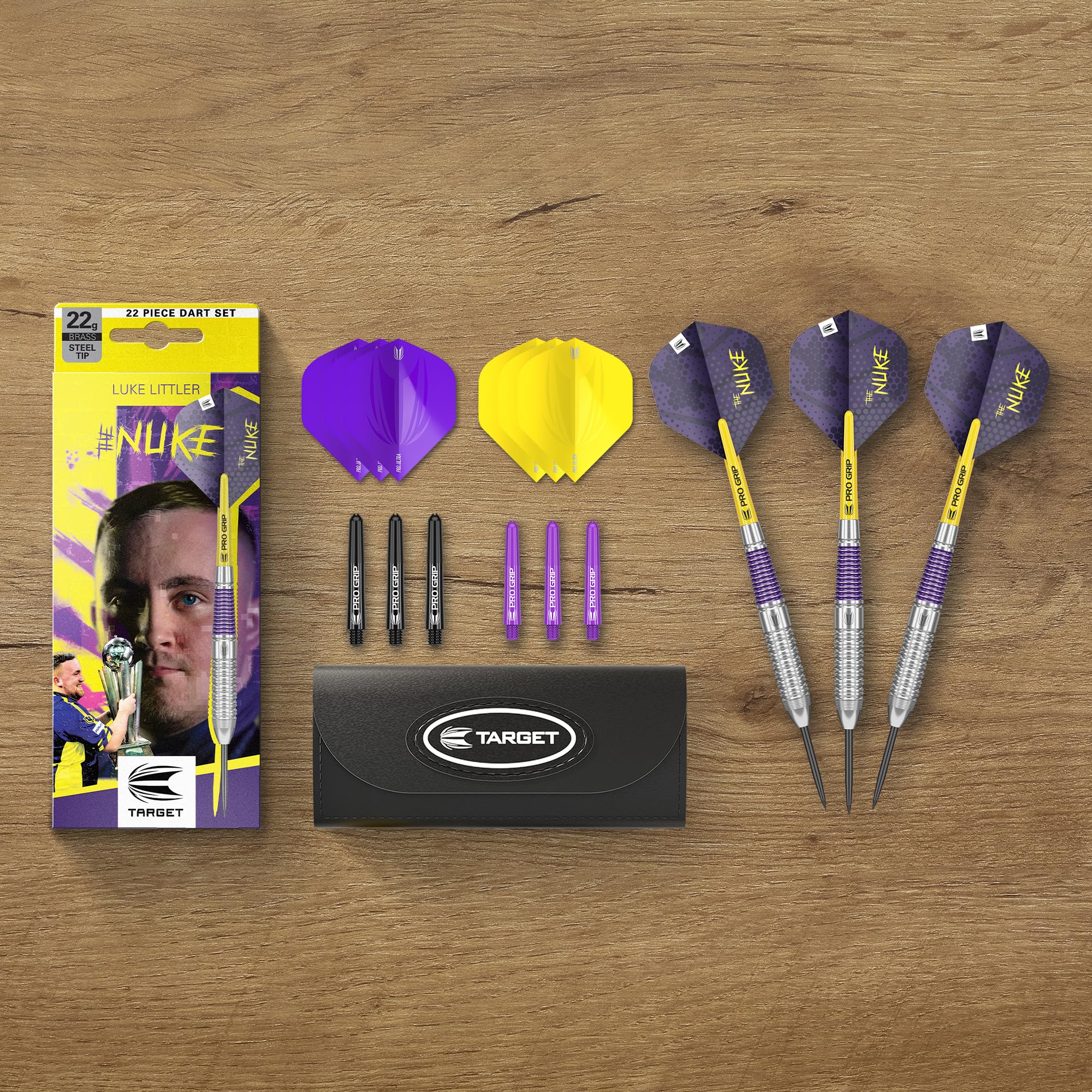 target-luke-littler-brass-steeldarts-22g-the-nuke-set image 6