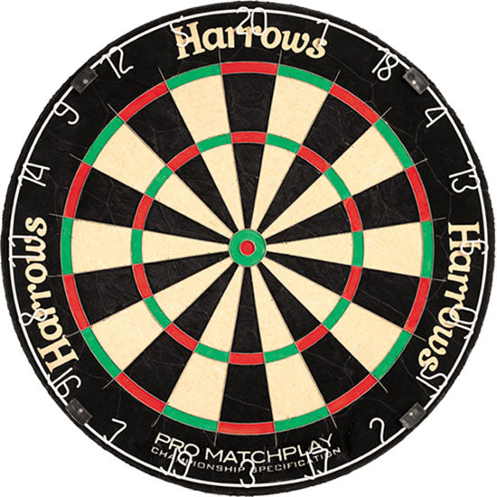 harrows-pro-matchplay-bristle-dartscheibe-turnier-sisal image 1