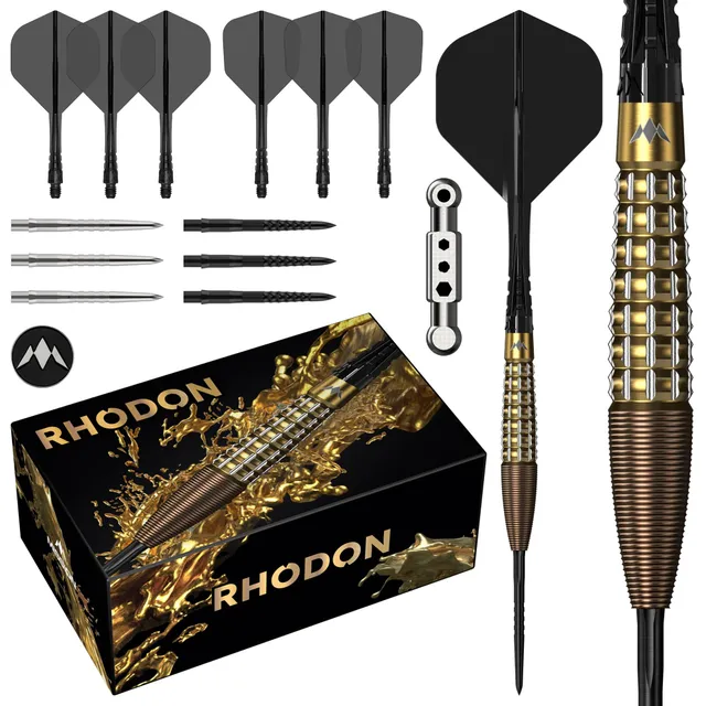mission-rhodon-steeldarts-23g-95-tungsten-bronze-gold image 1