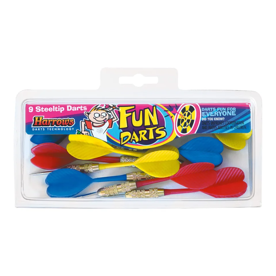 harrows-club-brass-fun-darts-steeldarts-stahlspitze image 1