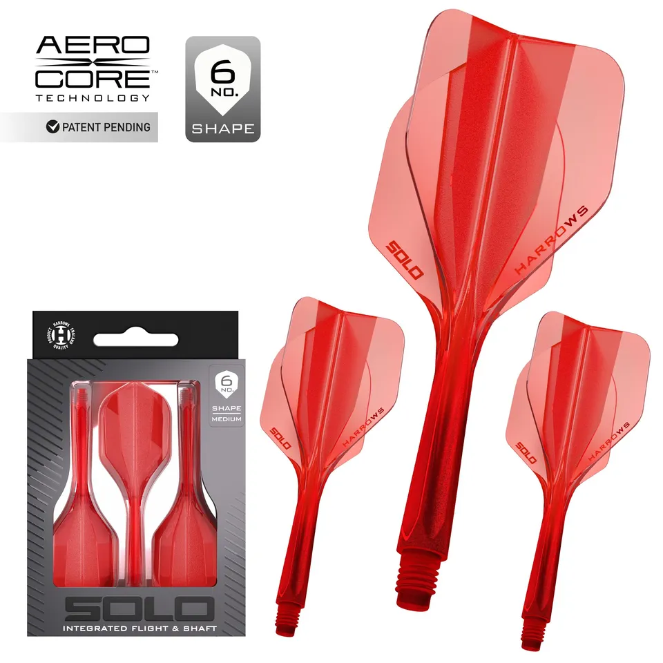 harrows-solo-flights-rot-medium-integriert-3er-set image 1