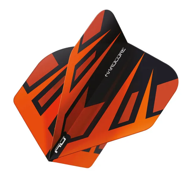 red-dragon-hardcore-radical-dartflights-orange-schwarz-12-stk image 1