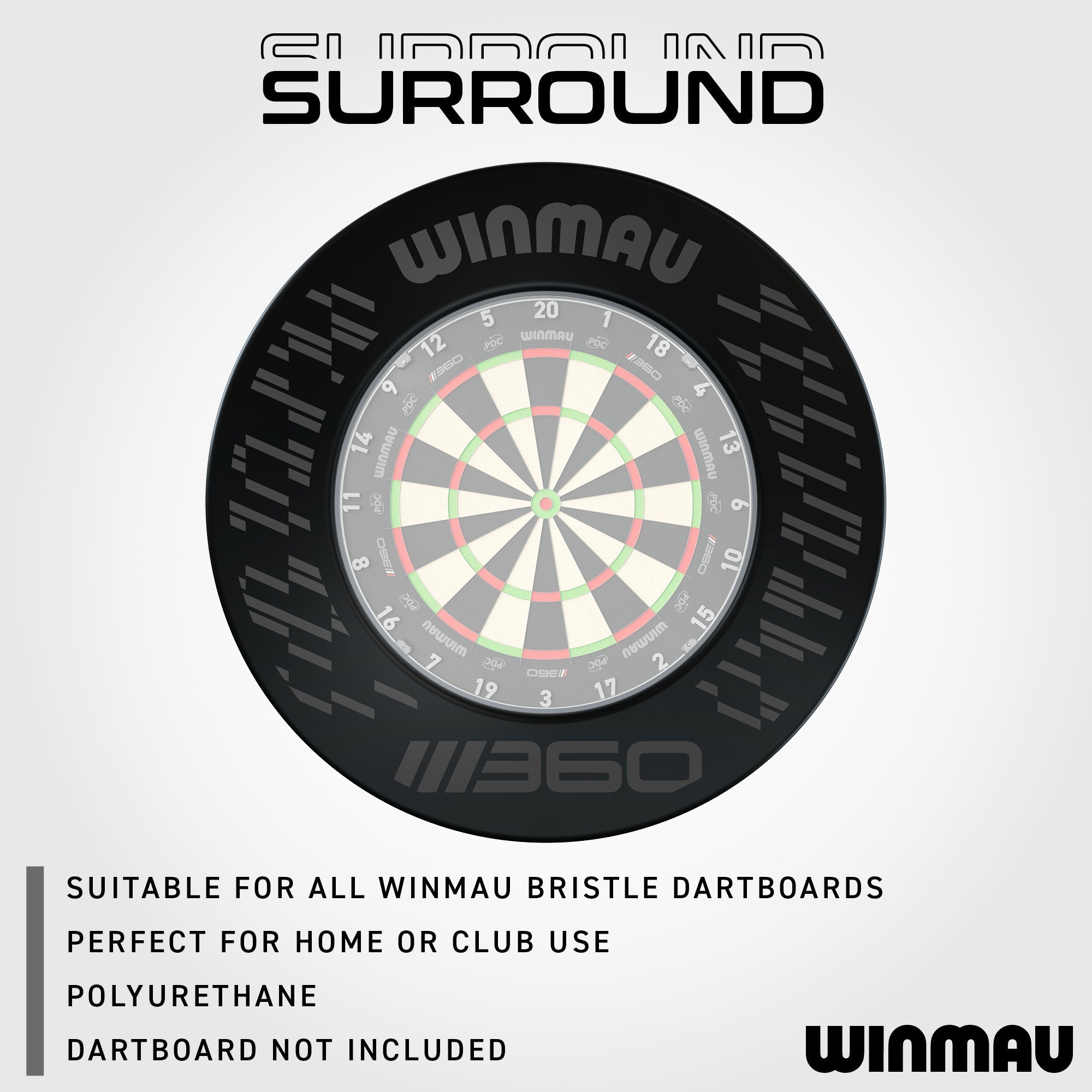 winmau-blade-360-surround-auffangring-schwarz-schaumstoff image 3