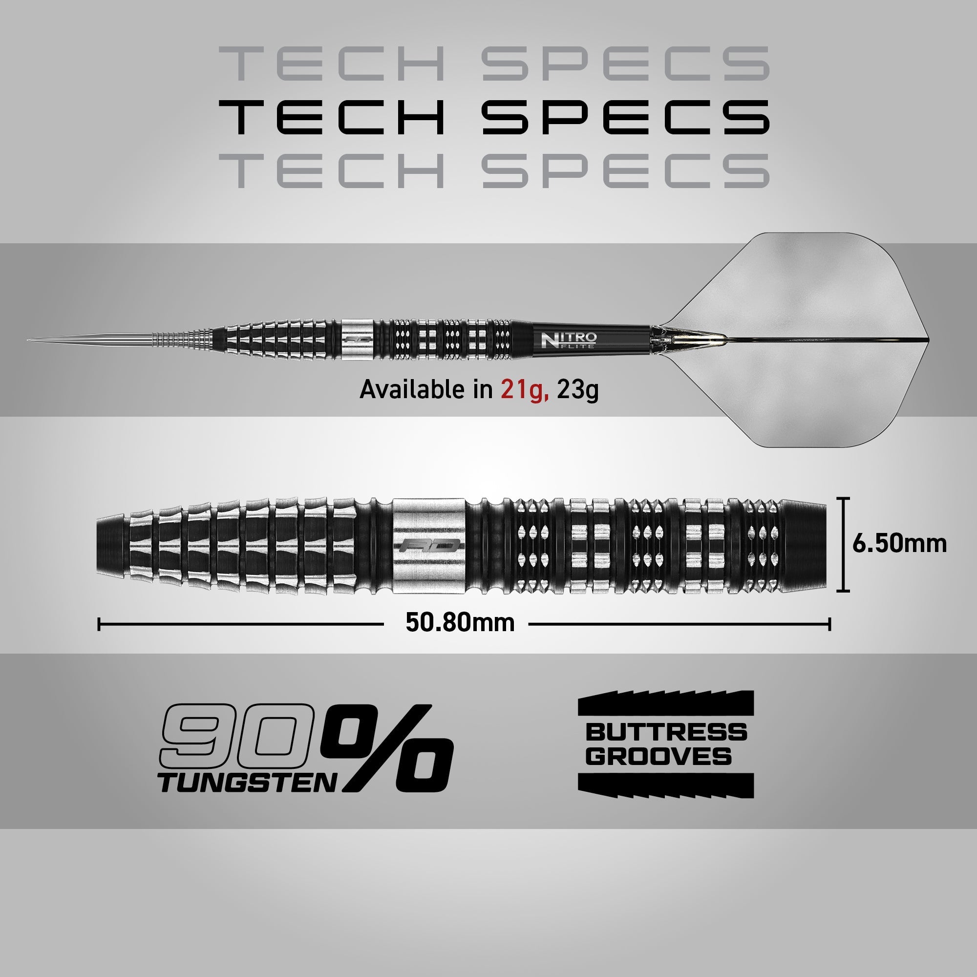 red-dragon-flightmasters-recon-tapered-steeldart-23g-tungsten image 5