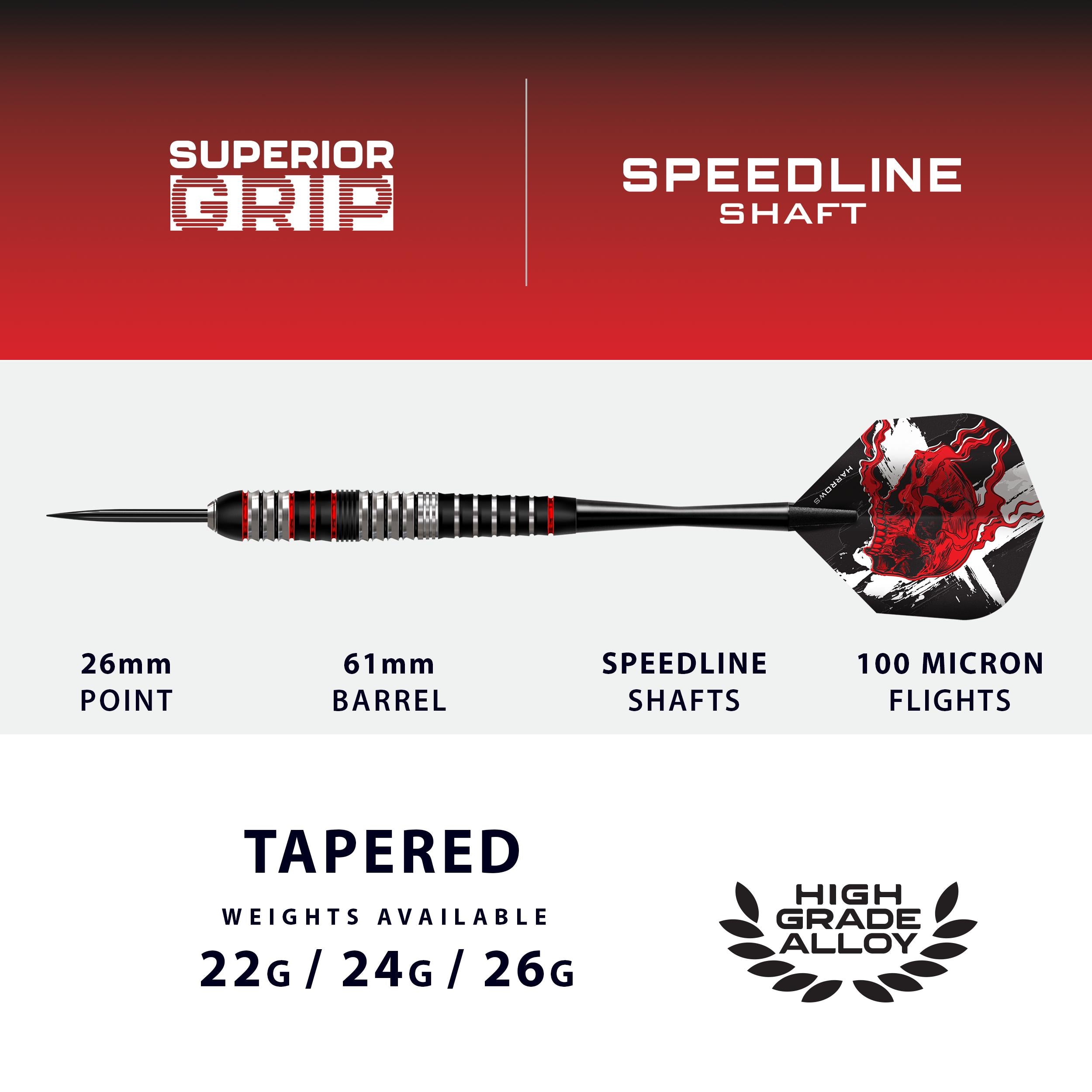 harrows-heavy-metal-ryan-searle-steeldarts-24g-edelstahl image 3