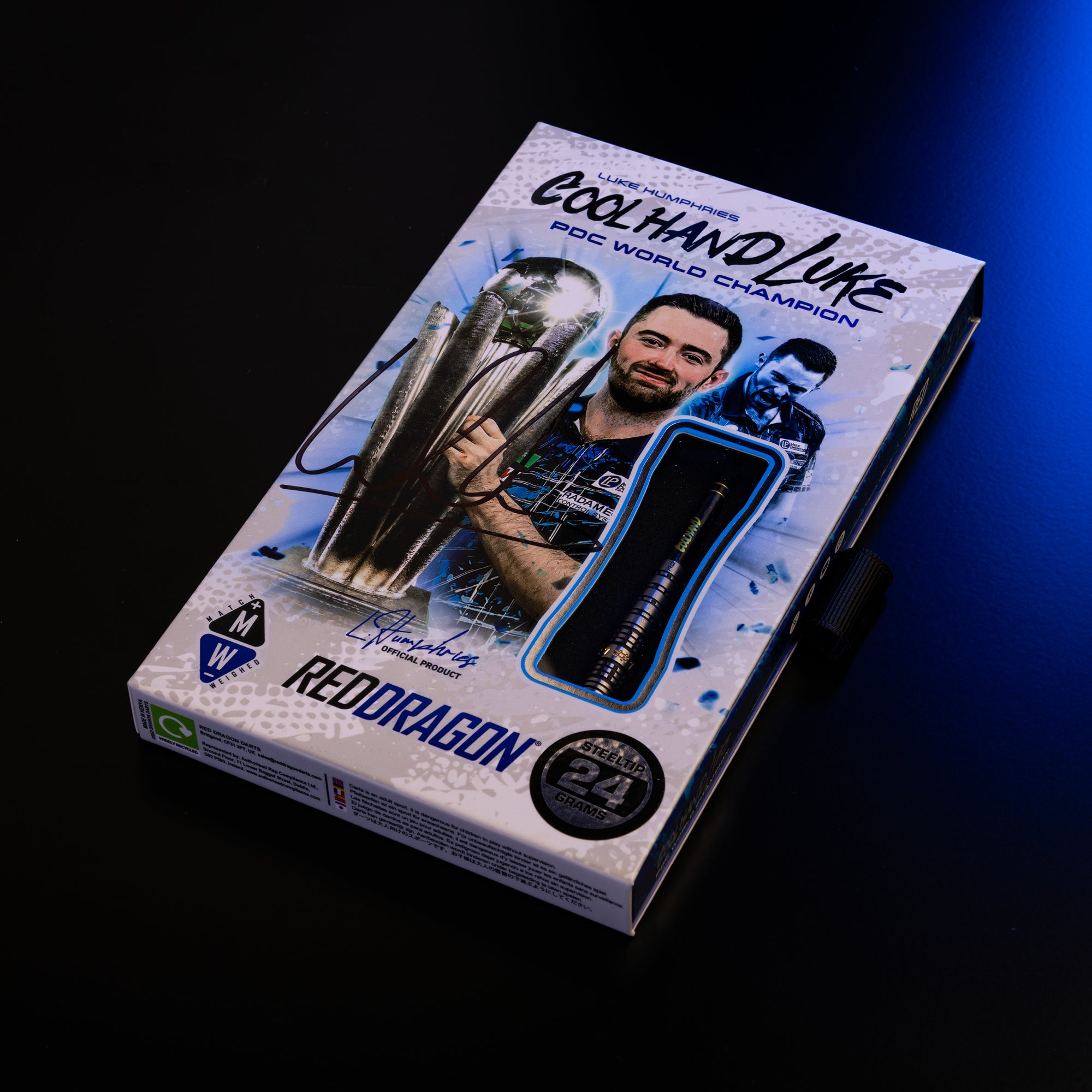 red-dragon-luke-humphries-prestige-darts-22g-signiert image 2