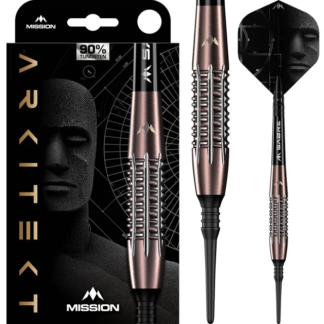 mission-arkitekt-softdarts-19g-90-tungsten-bronze image 1