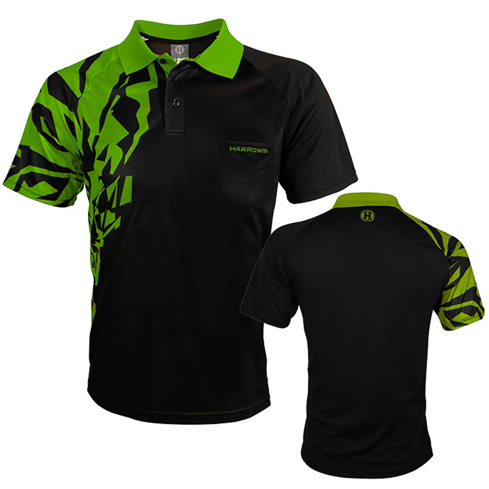harrows-rapide-dartshirt-gr-n-gr-l-atmungsaktiv image 1
