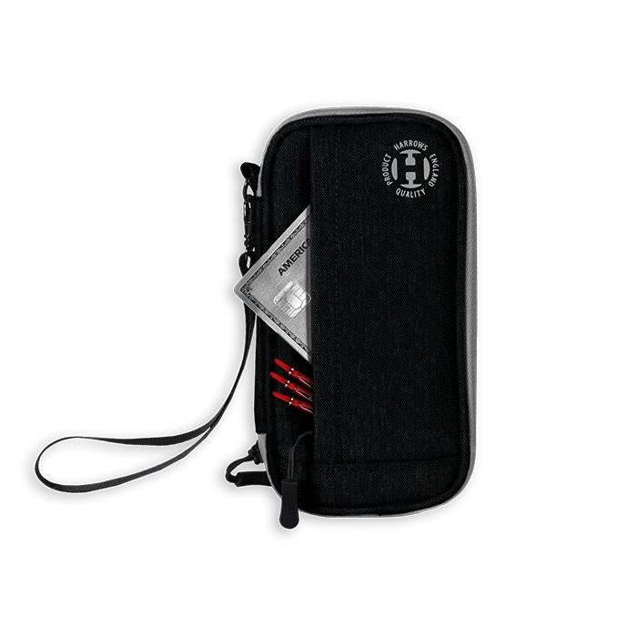 harrows-smart-dartcase-schwarz-grau-f-r-3-darts-mit-tube image 1