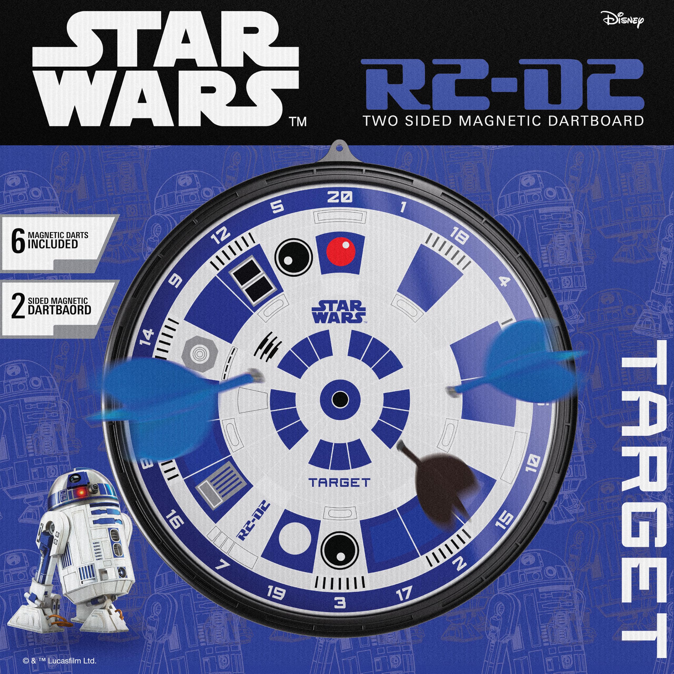 target-tor-star-wars-r2-d2-magnet-dartscheibe-kinder image 2