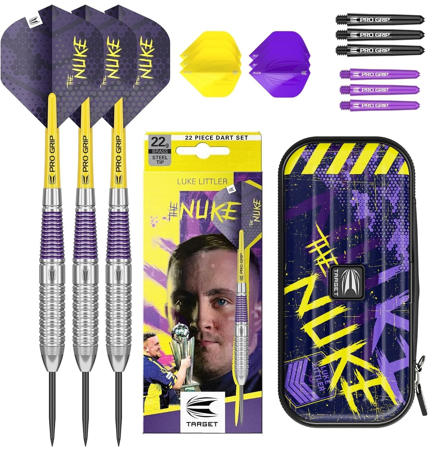 target-luke-littler-brass-steeldarts-22g-the-nuke-set image 7