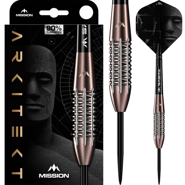 mission-arkitekt-steeldarts-90-tungsten-bronze-23-5g image 1