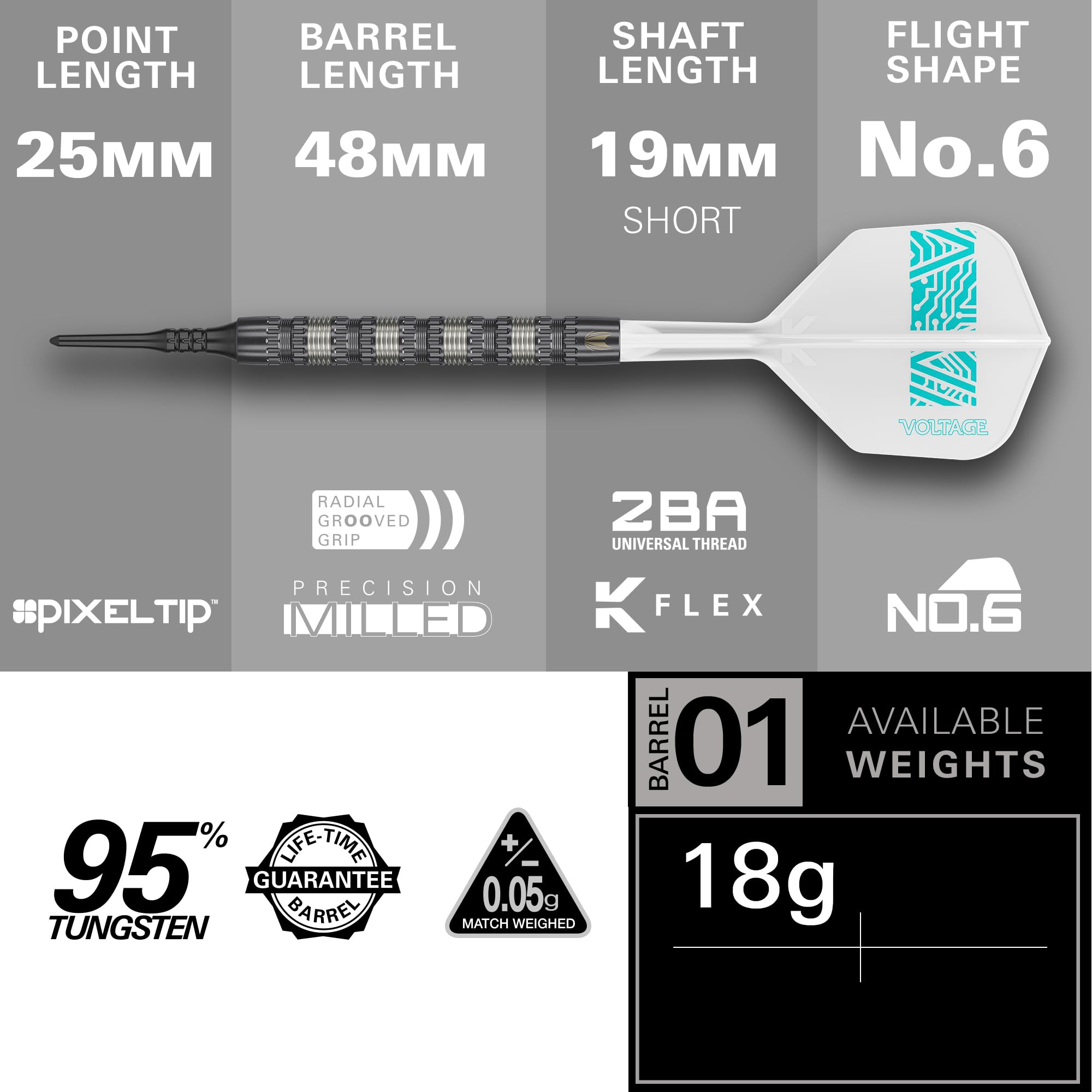 target-rob-cross-95k-softdarts-18g-95-tungsten-set image 3