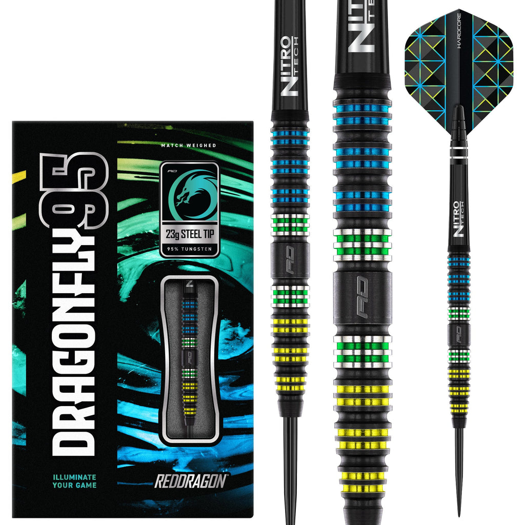 red-dragon-dragonfly-95-steeldarts-tapered-schwarz-95-tungsten image 1