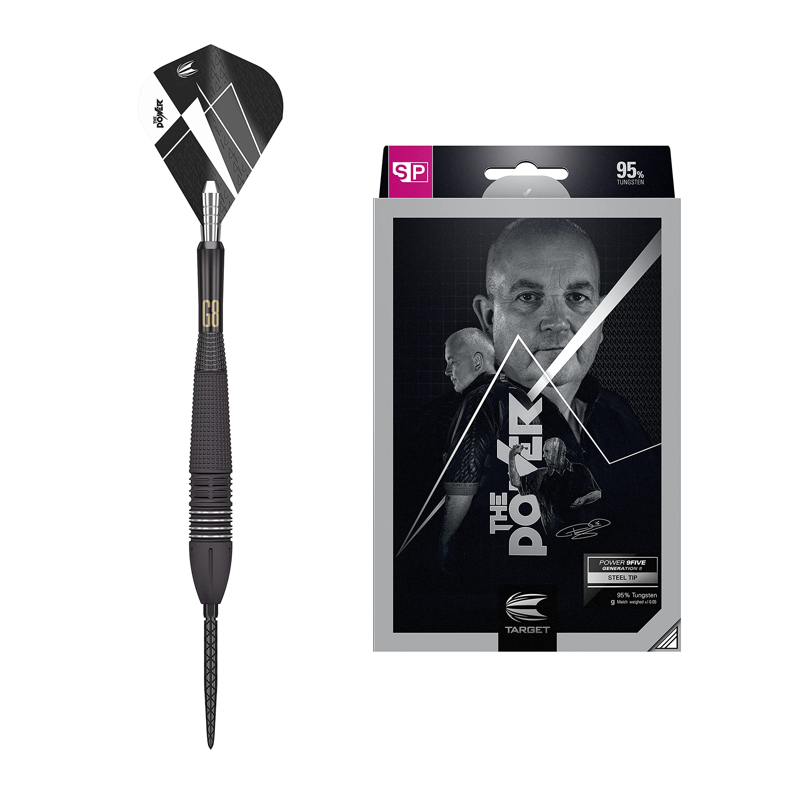 target-phil-taylor-power-9five-gen-8-steeldarts-22-g image 1