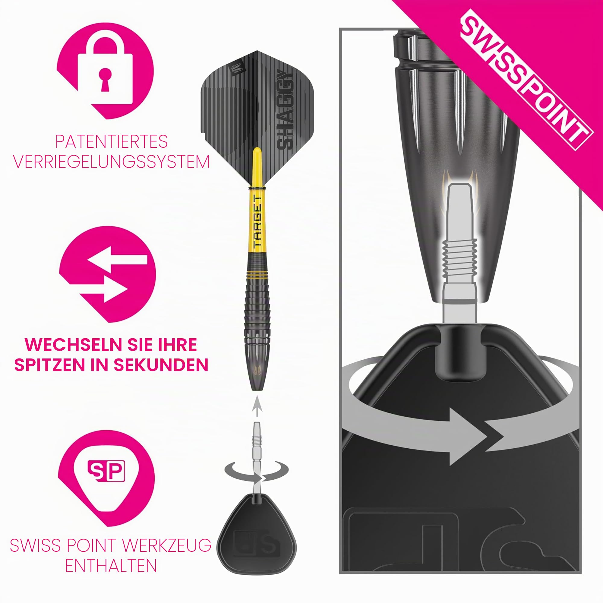 target-scott-williams-black-out-steeldarts-23g-90 image 4