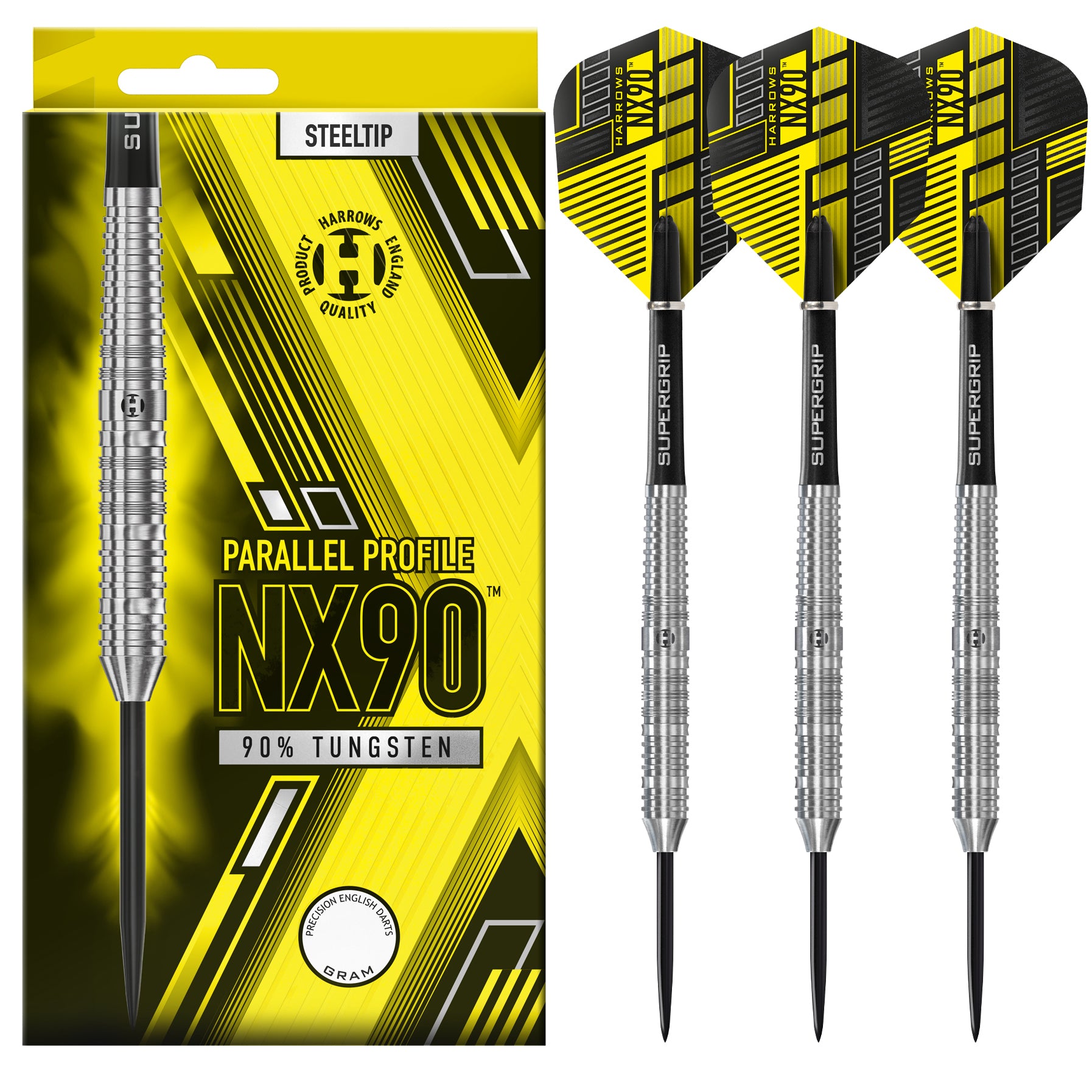 harrows-nx90-parallel-steeldarts-23g-90-tungsten image 1