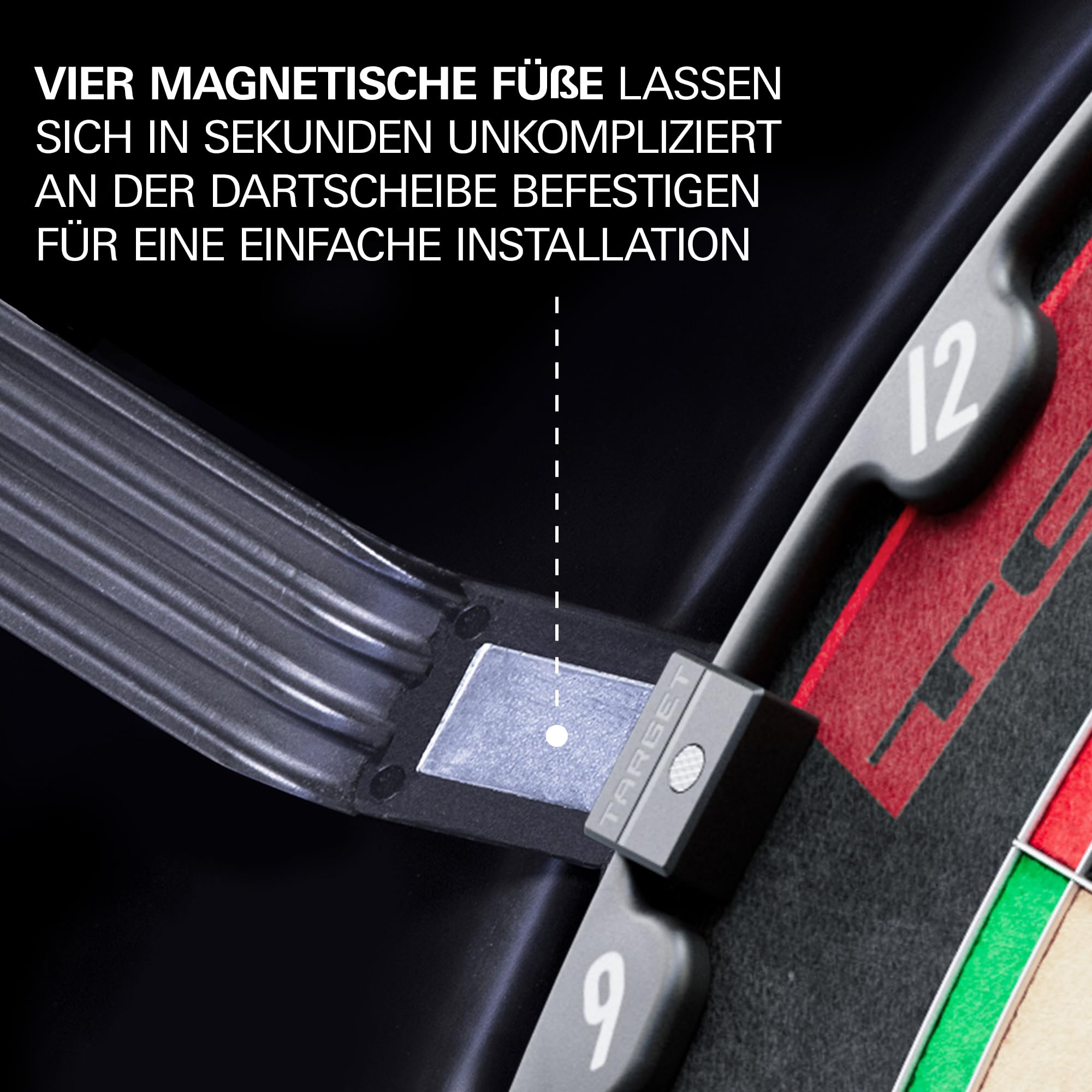 target-corona-vision-dartboard-beleuchtung-led-ring-wei image 3