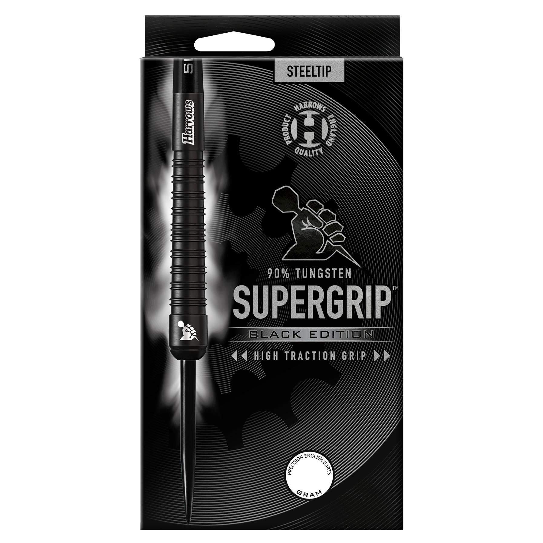 harrows-supergrip-90-black-edition-steeldarts-23g-mit-ring-grip image 5