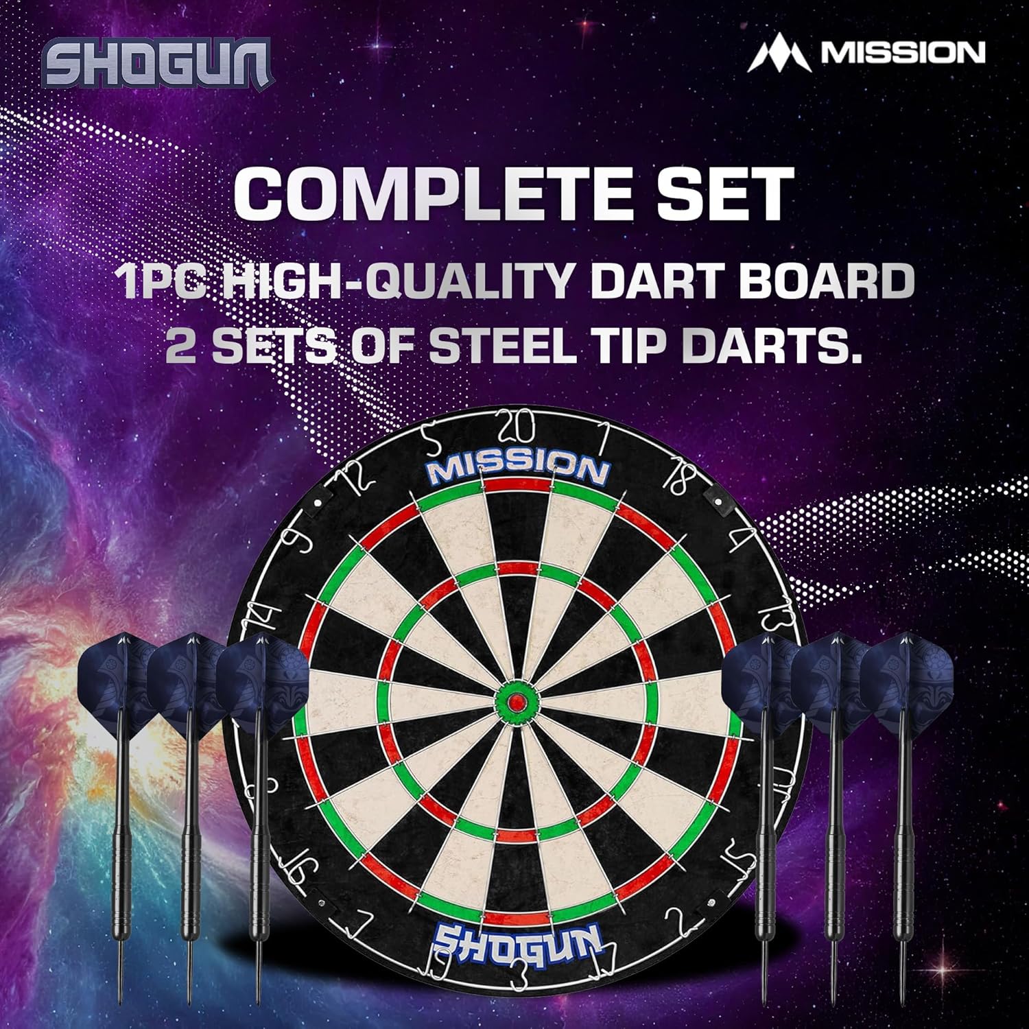 mission-samurai-shogun-dartscheibe-set-sisal-mit-6-darts image 4