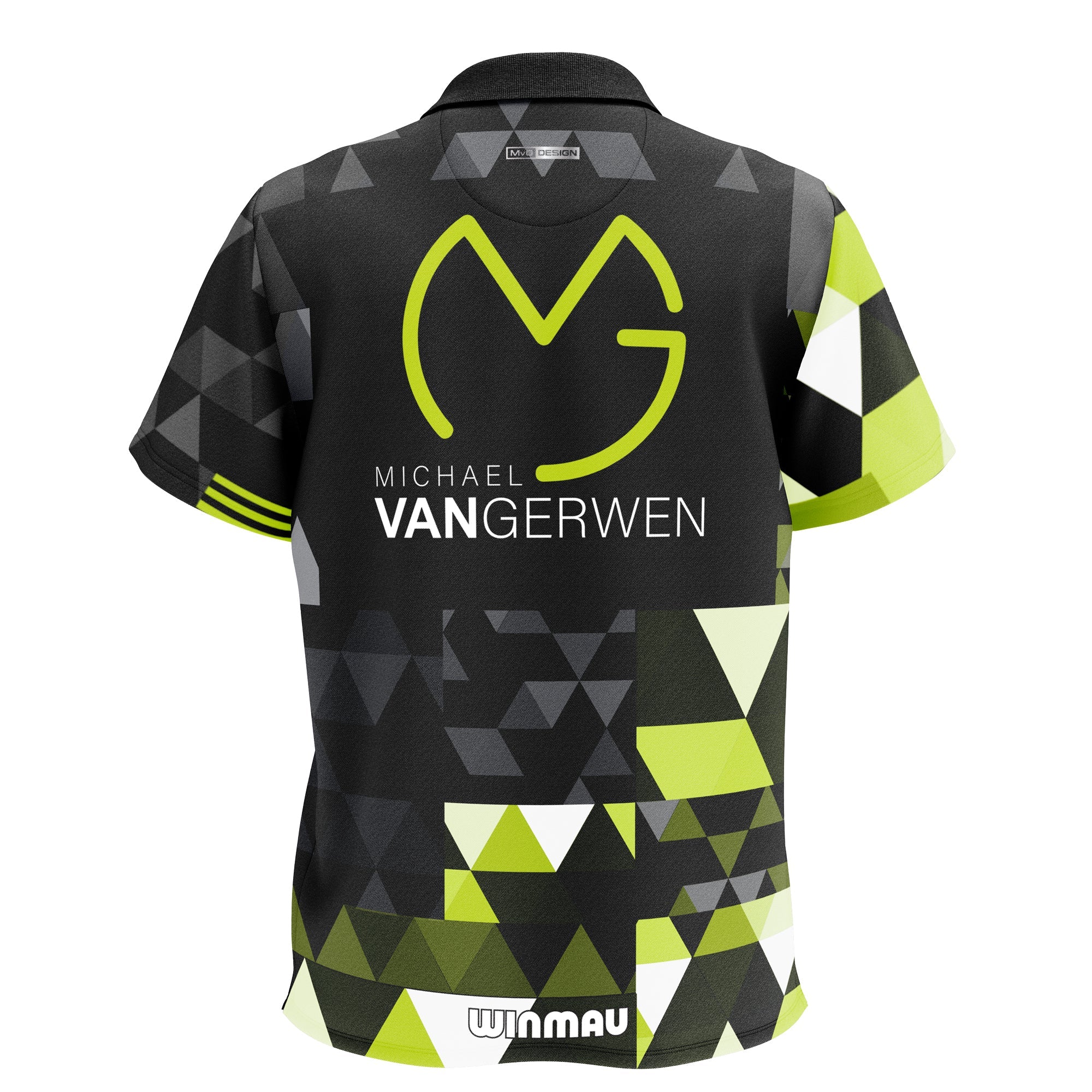 winmau-mvg-fan-edition-polohemd-xl-gr-n-schwarz image 2